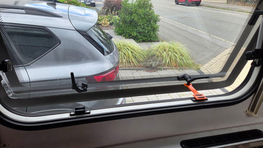 Aufsteller Wohnwagen- / Camperfenster
